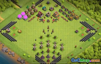 Top Town Hall 8 Base Layouts for Clash of Clans #49885
