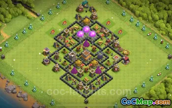 TH8 Trophy Base Link - Clash of Clans 2024 Defense Guide #18922
