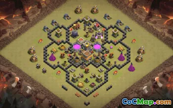 Top Town Hall 8 Base Layouts for Clash of Clans #35952
