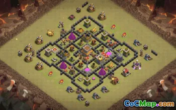 Top Town Hall 8 Base Layouts for Clash of Clans #35882