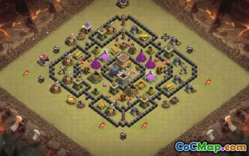 Best Town Hall 8 Base Layouts for Clash of Clans #37220