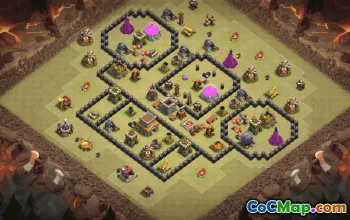 Best Town Hall 8 Base Layouts for Clash of Clans #36379