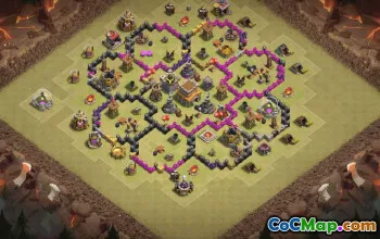 Top Town Hall 8 Base Layouts for Clash of Clans #36783