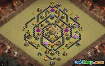 Top Town Hall 8 Base Layouts for Clash of Clans #37218
