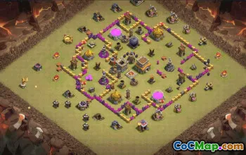 Town Hall 8 Copy Base Layout for CoC #34515
