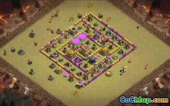 Copy Base Layout for CoC Town Hall 8 #34516