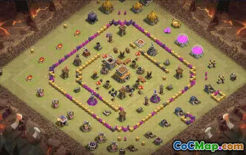 Copy Base Layout with Link for CoC TH8 #34517