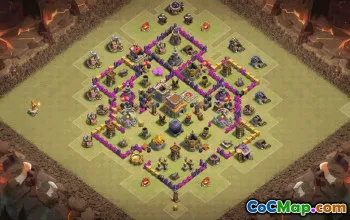 Top Town Hall 8 Base Layouts for Clash of Clans #34564