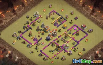 Top Town Hall 8 Base Layouts for Clash of Clans #34569