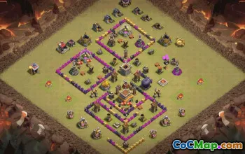 Top Town Hall 8 Base Layouts for Clash of Clans #34609
