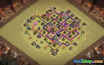 Top Town Hall 8 Base Layouts for Clash of Clans #34612