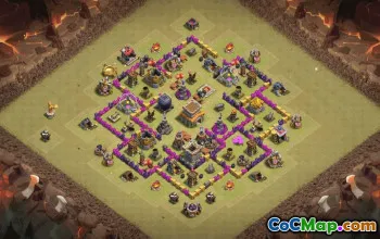 Top Town Hall 8 Base Layouts with Copy Link #34614
