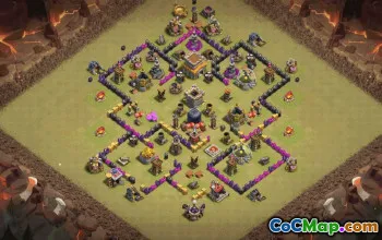 Top Town Hall 8 Base Layouts & Maps #34688