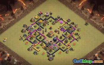 Best Town Hall 8 Clash of Clans Base Layouts #34689
