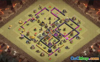 Top Town Hall 8 Base Layouts for Clash of Clans #34690