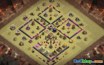 Best Town Hall 8 Base Layout with Copy Link #34691