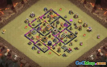 Top Town Hall 8 Base Layouts with Copy Links #34692