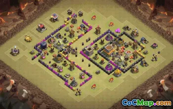 Best Town Hall 8 Base Layouts for Clash of Clans #34694