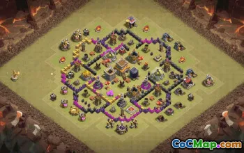 Top Town Hall 8 Base Layouts for Clash of Clans #34696
