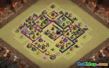 Top Town Hall 8 Base Layouts for Clash of Clans #34752