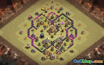 Top Town Hall 8 Base Layouts for Clash of Clans #34753