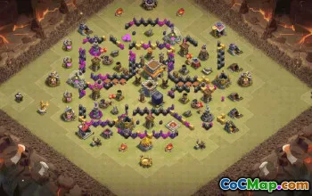 Top Town Hall 8 Base Layouts for Clash of Clans #34755