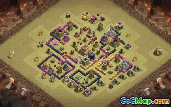 Top Town Hall 8 Base Layouts with Links #34769