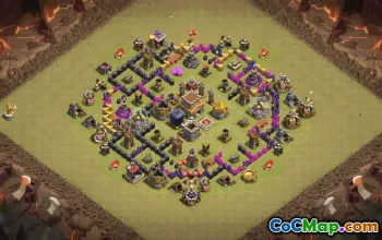 Top TH8 Clash of Clans Base Layouts & Maps #34772