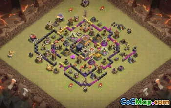 Copy Town Hall 8 Base Layouts for Clash of Clans #34775