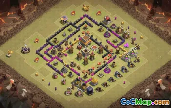 Top Town Hall 8 Base Layouts for Clash of Clans #34776