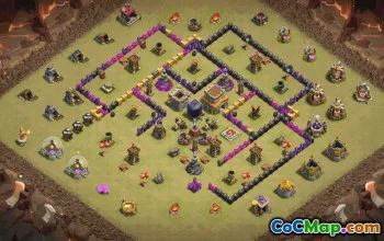 Top Town Hall 8 Base Layouts for Clash of Clans #34893