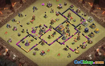 Top Town Hall 8 Base Layouts with Copy Link #34921