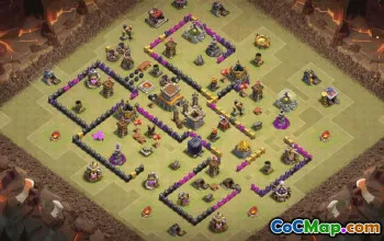 Best Town Hall 8 Base Layouts for Clash of Clans #34922