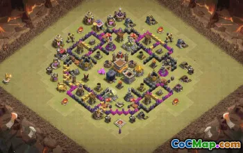 Top TH8 Clash of Clans Base Layouts with Links #34924
