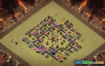 Top Town Hall 8 Base Layouts with Copy Links #34994