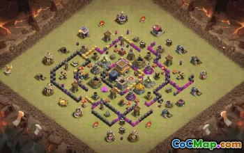 Top TH8 Clash of Clans Base Layouts & Maps #34995