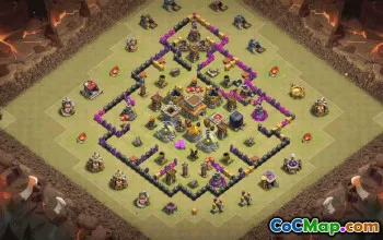 Top Town Hall 8 Base Layouts & Links #34997