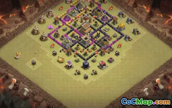 Top Town Hall 8 Base Layouts with Copy Links #34999
