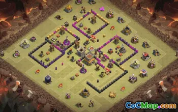 Best TH8 Clash of Clans Base Layouts #35079