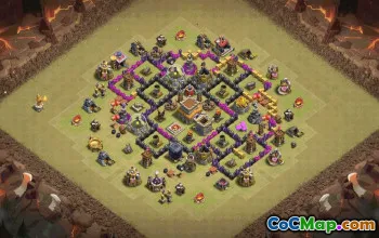 Top TH8 CoC Base Layouts & Maps with Links #35130