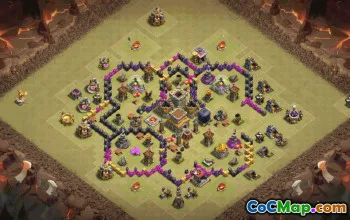 Top Town Hall 8 Clash of Clans Base Layouts #35143