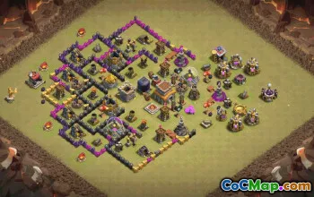 Top TH8 Clash of Clans Base Layouts #35187