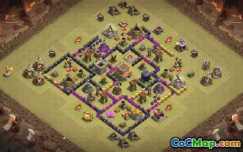 Best Town Hall 8 Base Layouts & Maps #35189