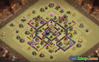 Best Town Hall 8 Base Layouts for Clash of Clans #35192