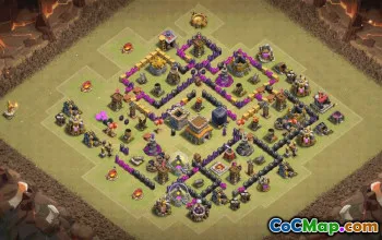 Top Town Hall 8 Base Layouts with Copy Links #35196