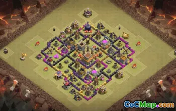 Top Town Hall 8 Clash of Clans Base Layouts #35273