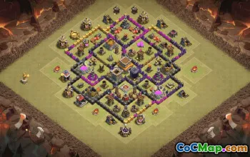 Best Town Hall 8 Base Layouts for Clash of Clans #35277