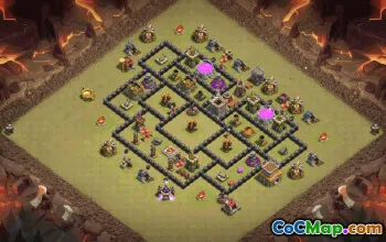 Best Town Hall 8 Base Layouts for Clash of Clans #35523
