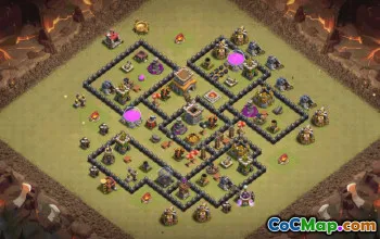 Top Town Hall 8 Base Layouts with Copy Links #35524