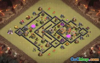 Best Town Hall 8 Base Layouts for Clash of Clans #35525